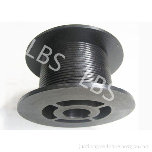 Lebus groove winch drum
